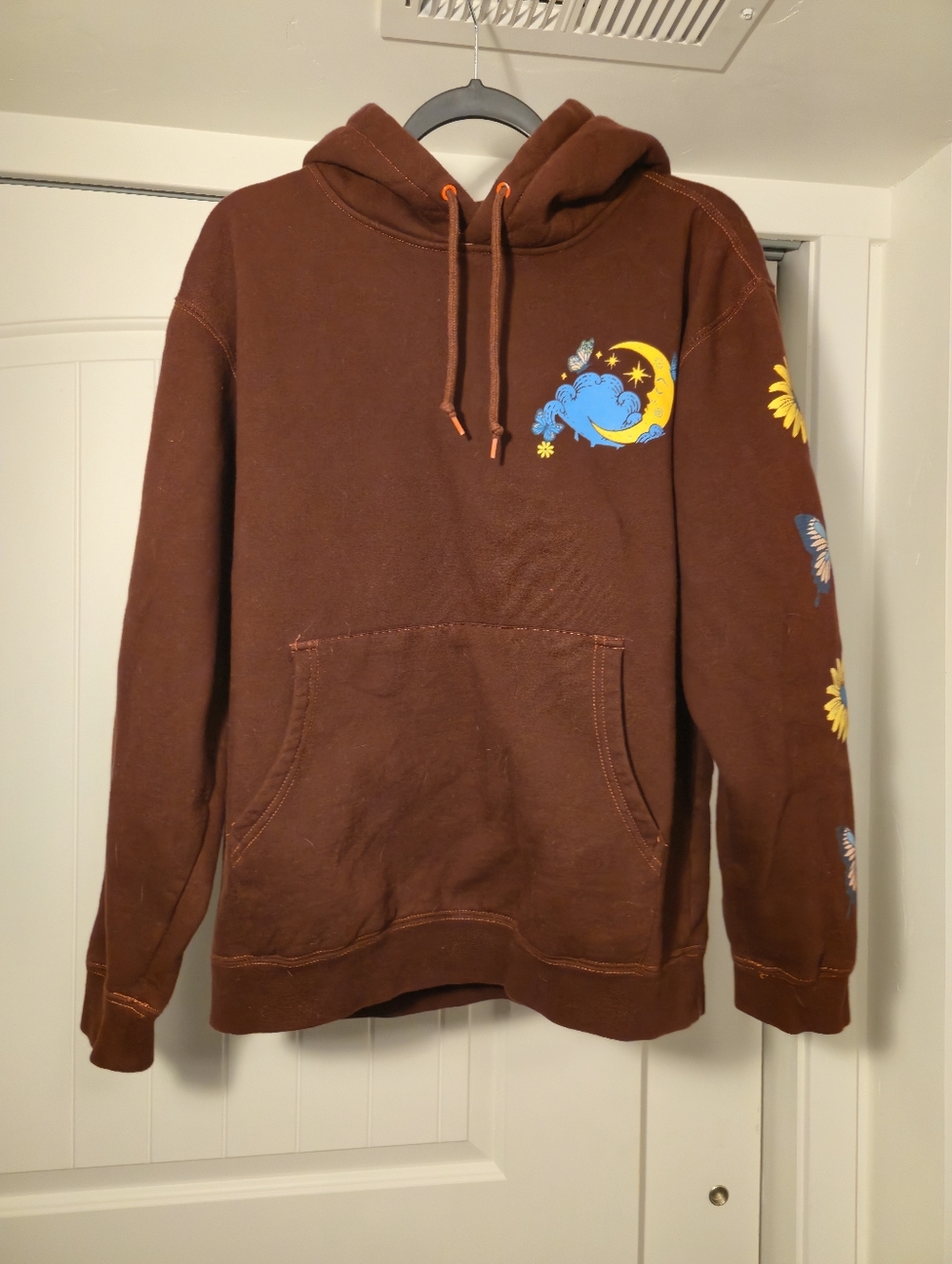 Deep Maroon Color Hoodie